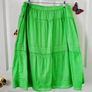 Basic Editions Light Green Skirt, Size XL